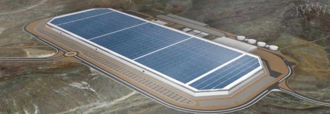 Gigafábrica da Tesla terá maior telhado solar do mundo