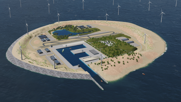 Europeus vão criar ilhas artificiais para gerar energia eólica no Mar do Norte