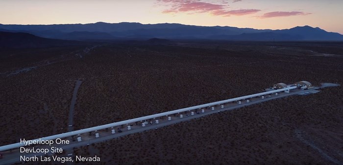 Hyperloop One faz novo teste e atinge a marca de 308 km/h
