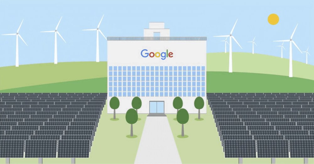 Google cumpre meta e já funciona com 100% de energia renovável