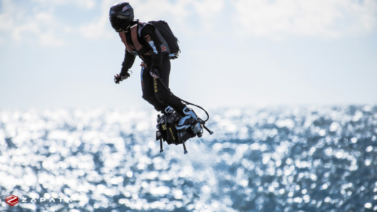 Flyboarding French Inventor Finally Crosses English Channel