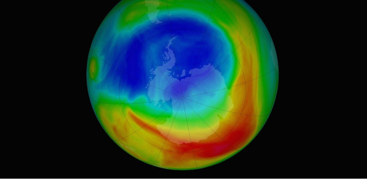 Buraco na camada de ozônio é o menor já registrado desde que foi descoberto em 1982