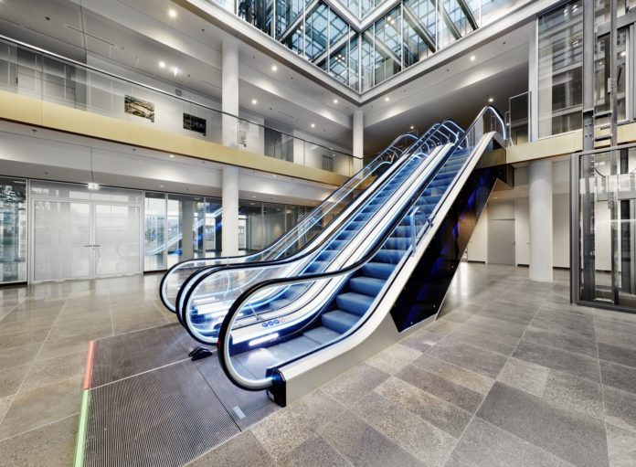 Velino series, uma nova solução em escadas rolantes da thyssenkrupp para empreendimentos comerciais