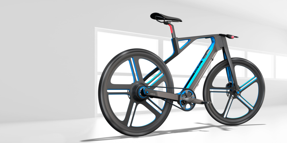No quadro: a bicicleta impressa em 3D