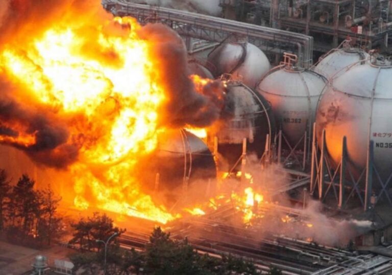 O Incêndio Na Usina Nuclear De Fukushima No Japão